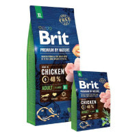 Brit Premium (Брит Премиум) by Nature ADULT XL - Сухой корм с курицей для взрослых собак гигантских пород - Фото 2