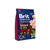 Brit Premium (Брит Премиум) by Nature SENIOR L+XL - Сухой корм с курицей для стареющих собак крупных и гигантских пород
