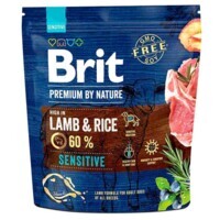 Brit Premium (Брит Премиум) by Nature Sensitive Lamb&Rice - Сухой корм с ягненком для собак с чувствительным пищеварением (1 кг) в E-ZOO