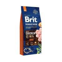 Brit Premium (Брит Премиум) by Nature SPORT - Сухой корм с курицей для активных собак (15 кг)