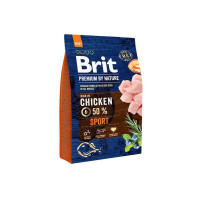 Brit Premium (Брит Премиум) by Nature SPORT - Сухой корм с курицей для активных собак (3 кг)