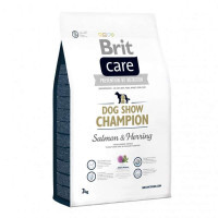 Brit Care (Брит Кеа) Dog Show Champion - Сухой корм с лососем и селёдкой для взрослых выставочных собак всех пород