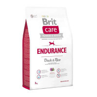 Brit Care (Брит Кеа) Endurance - Сухой корм с уткой и рисом для взрослых активных собак (3 кг)