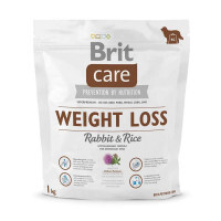 Brit Care (Брит Кеа) Weight Loss - Сухой гиппоалергенный корм с кроликом и рисом для собак с избыточным весом (1 кг) в E-ZOO
