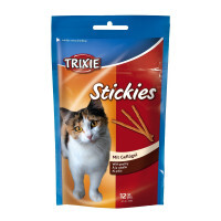 Trixie (Тріксі) Stickies - Ласощі з куркою для кішок (12 шт.) в E-ZOO