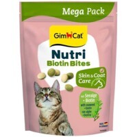 GimCat Nutri Biotin Bites - Витаминизированные лакомства для улучшения состояния шерсти и кожи для кошек (425 г) в E-ZOO