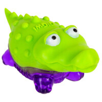 GiGwi Suppa Puppa – Резиновая игрушка Крокодильчик с пищалкой для щенков (9 см) в E-ZOO