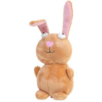 GiGwi Plush Friendz – Игрушка Кролик с пищалкой для собак (16 см) в E-ZOO