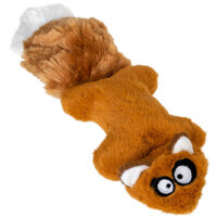 GiGwi Plush Friendz – Игрушка Белка с 2-мя пищалками для собак (24 см) в E-ZOO