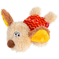 GiGwi Plush Friendz – Игрушка Собачка с пищалкой для собак (13 см) в E-ZOO