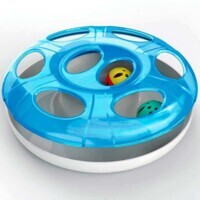 Georplast Ufo - Іграшка з двома м'ячами для котів (25x8 см) в E-ZOO
