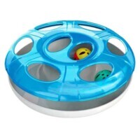 Georplast Ufo - Іграшка з двома м'ячами для котів (25x8 см) в E-ZOO