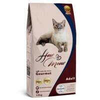 How Meow Gourmet Adult Cat - Сухий повнораціонний корм з ягням, куркою та рибою для дорослих котів (15 кг) в E-ZOO