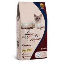 How Meow Adult Cat - Сухий повнораціонний корм з куркою для дорослих котів (15 кг) в E-ZOO