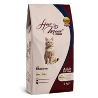 How Meow Adult Cat - Сухий повнораціонний корм з куркою для дорослих котів (2 кг) в E-ZOO