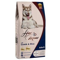 How Meow Adult Dog - Сухий повнораціонний корм з ягням та рисом для дорослих собак всіх порід (15 кг) в E-ZOO