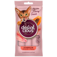 Delickcious - Кремовые лакомства с дорадой и папайей для котов (4 шт.) в E-ZOO