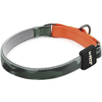 M-Pets Wild Jungle Collar Dog - Ошейник с принтом джунгли для маленьких, средних и крупных пород собак (S/1,5x22-30 см) в E-ZOO