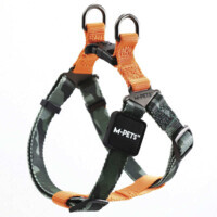 M-Pets Wild Jungle Dog Harness - Шлея с принтом джунгли и фастексом для маленьких, средних и крупных пород собак (M/2x46-70 см) в E-ZOO