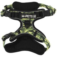 M-Pets Hiking Camouflage Dog Harness - Шлея анатомическая с принтом камуфляж для маленьких, средних и крупных пород собак (S/30-45 см) в E-ZOO