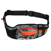 M-Pets Wild Jungle Camouflage Bag - Поясная сумка-бананка для лакомств и мелких аксессуаров с принтом камуфляж (55х15 см) в E-ZOO