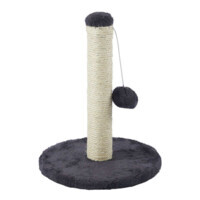 M-Pets My First Cat Tree Pompom - Дряпка-стовпчик з іграшкою на платформі для кошенят (24x24x30 см) в E-ZOO