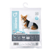 M-Pets Washable Diapers Male Dog - Підгузки гігієнічні багаторазові для кобелів (XS / 17,7-22,8 см) в E-ZOO