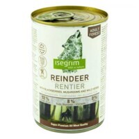 Isegrim (Изегрим) Reindeer pure with Blackberries, Champignons & Herbs - Консервированный корм с олениной, ежевикой и грибами для взрослых собак (800 г) в E-ZOO
