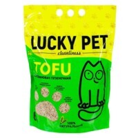 Lucky Pet Tofu - Наповнювач соєвий Тофу для котячого туалету (6 л / 2,6 кг) в E-ZOO
