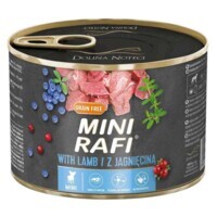 Dolina Noteci RAFI Mini Dog with Lamb - Консервированный корм с ягненком, голубикой и клюквой для взрослых собак маленьких пород (паштет) (185 г) в E-ZOO