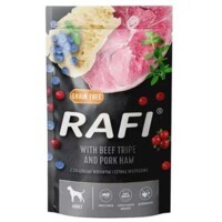 Dolina Noteci RAFI Dog with Beef Tripe and Pork Ham - Влажный корм с говяжьими желудками и ветчиной для взрослых собак (500 г) в E-ZOO