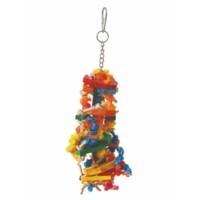 Bubimex Rope and Wood Toy - Игрушка Подвес для птиц (31х9х7 см) в E-ZOO