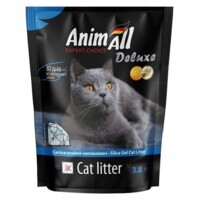AnimAll Deluxe Cat litter Blue Aquamarine - Наповнювач силікагелевий Блакитна долина для котячого туалету (3,8 л) в E-ZOO