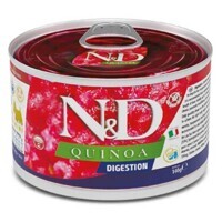 Farmina N&D Quinoa Digestion, Lamb & Fennel Adult Mini - Беззерновий консервований корм з ягням, кіноа та фенхелем для покращення травлення у дорослих собак дрібних порід (140 г) в E-ZOO