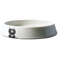 M-Pets Petjoy MoonPie Ceramic Bowl - Миска керамическая широкая для кошек (400 мл) в E-ZOO