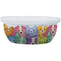 M-Pets PETJOY FeedMeWow Bowl PetFamily - Миска глубокая разноцветная для животных (300 мл) в E-ZOO