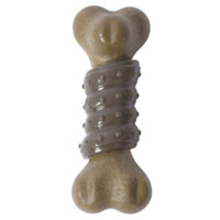 M-Pets Chewood Dog toy Small Bone with rubber - Іграшка Маленька кістка з гумою для собак (S (13,9x5,1x5,8 см)) в E-ZOO