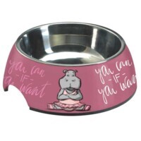 Croci Milamine Hippo - Миска из меламина и нержавеющей стали для собак и кошек (800 мл) в E-ZOO