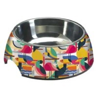 Croci Milamine Toucan - Миска из меламина и нержавеющей стали для собак и кошек (400 мл) в E-ZOO