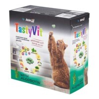 AnimAll TastyVit Algobiotin - Витаминизированные лакомства с рыбой и алгобиотином для кошек (50 шт) в E-ZOO