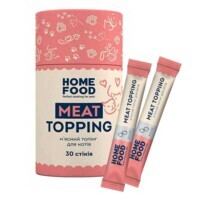 Home Food Meat Topping - Лакомство Мясной топпинг в стиках для кошек (30 х 3 г) в E-ZOO