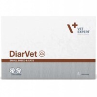 VetExpert DiarVet - Пищевая добавка против диареи для котов и собак малых пород (6 капс.) в E-ZOO