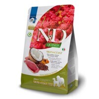Farmina N&D Quinoa Skin&Coat Duck Adult Medium&Maxi - Беззерновой сухой корм с уткой, киноа, кокосом и куркумой для собак средних и больших пород с пищевой непереносимостью (7 кг) в E-ZOO