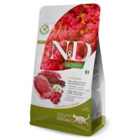 Farmina N&D Quinoa Urinary Duck&Cranberry Adult - Беззерновой сухой корм с уткой, киноа и клюквой для профилактики мочекаменной болезни у кошек (1,5 кг) в E-ZOO