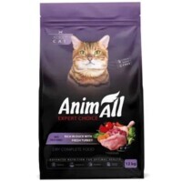 AnimAll Expert Choice - Сухой корм со свежей индейкой и уткой для котов (12 кг) в E-ZOO
