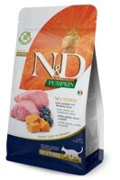 Farmina N&D Pumpkin Neutered, Lamb, Pumpkin and Blueberry Adult - Беззерновой сухой корм с ягненком, тыквой и черникой для стерилизованных кошек (1,5 кг) в E-ZOO