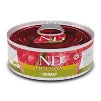 Farmina N&D Quinoa Urinary Adult Cat - Беззерновой консервированный корм с уткой и клюквой для профилактики мочекаменной болезни у кошек (70 г) в E-ZOO