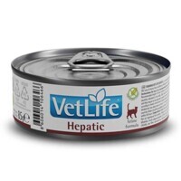 Farmina Vet Life Hepatic – Консервированный корм-диета с яйцами, картофклем и курицей для поддержания функции печени при ХПН у кошек (85 г) в E-ZOO