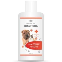Doctor Vet - Шампунь с хлоргексидином и кетоконазолом для сухой, чувствительной кожи собак и котов (100 мл) в E-ZOO