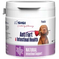 Gigi Anti Fart & intestinal Health - Натуральна мінеральна добавка для зменшення газоутворення у собак (117 г) в E-ZOO